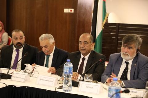 مجموعة عمل قطاع العدالة تعقد اجتماعها السنوي رفيع المستوى