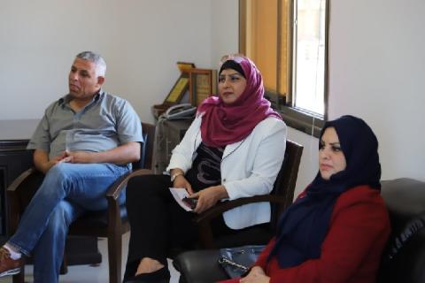 وفد من مدرسة S.D.R البحرية يزور مقر الكونغرس الفلسطيني بغزة