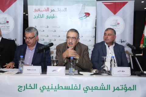 المؤتمر الشعبي لفلسطينيي الخارج يشارك في “خيمة الكرامة “ بمخيم البداوي شمالي لبنان