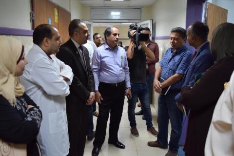 زيارة وفد من البنك الدولي ومركز تطوير المؤسسات الأهلية لجمعية الهلال الاحمر