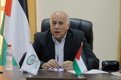 الرجوب يستنكر منع إقامة دوري العائلات المقدسية على ملعب برج اللقلق