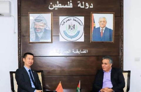 اللواء إياد بركات يستقبل سفير جمهورية الصين الشعبية