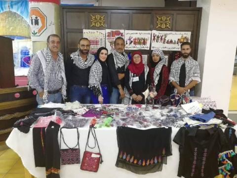 التجمع الفلسطيني للوطن و الشتات في لبنان يشارك في معرض التراث