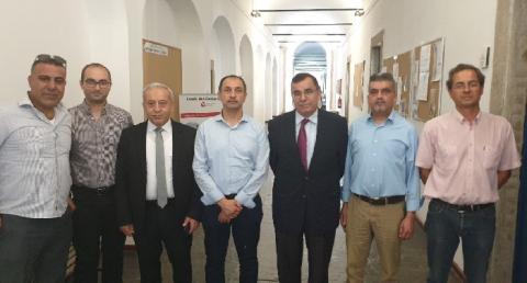 وفد من الجامعة العربية الأمريكية يزور جامعة ايفورا في البرتغال
