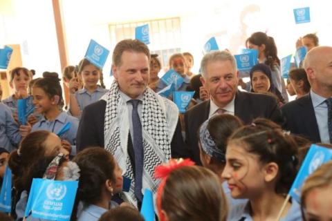 كرينبول يفتتح العام الدراسي لمدارس الأونروا في لبنان