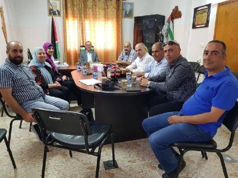 تنمية اريحا تلتقي مبادرة (عملي خطف حلمي) وتنمية جنين مشروع الأمن الغذائي