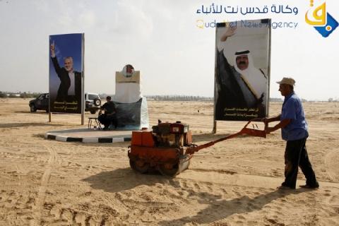 الانتهاء من وضع أساسات العمارات السكنية لمدينة حمد