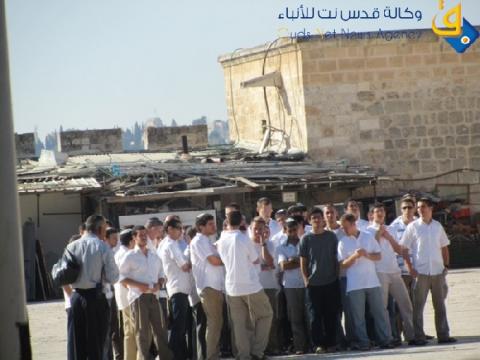 مستوطنون يجددون اقتحامهم للأقصى المبارك