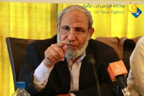 الزهار يطالب الفصائل الفلسطينية بتشكيل جبهة قوية لمواجهة المفاوضات