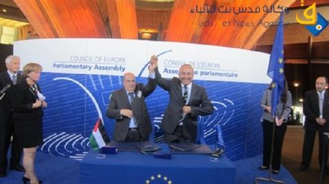 اللجنة السياسية في الجمعية البرلمانية لمجلس أوروبا توصي باستمرار الشراكة مع فلسطين