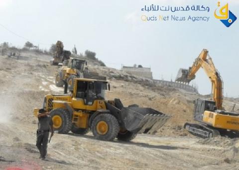 اخطارات بنابلس وتجريف في سلفيت