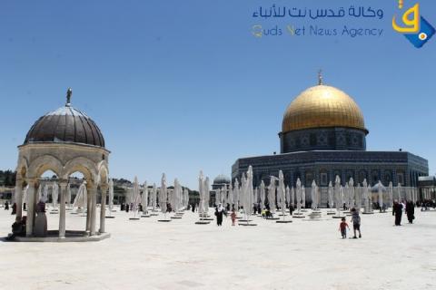 فيديو وصور.. دائرة الاوقاف الاسلامية تستعد لاستقبال شهر رمضان في الاقصى