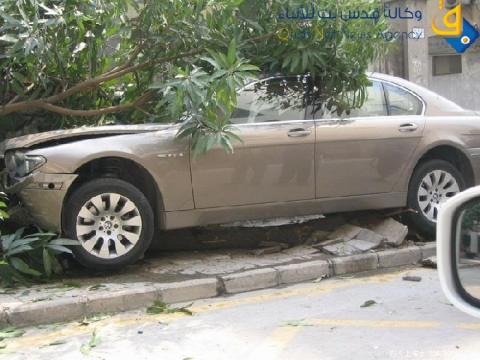 إصابة مواطن بجروح خطيرة في حادث سير برام الله
