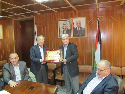 غرفة تجارة نابلس تستقبل وفد نقابة اصحاب مشاغل الصياغة