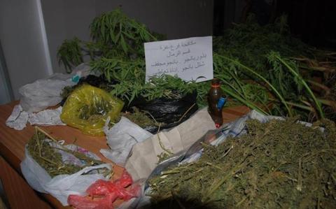 ضبط "3" كيلو بانجو منشَّف و"27" شتلة مزروعة