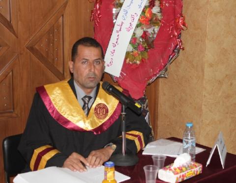 جامعة الأزهر تمنح درجة الماجستير للباحث الاقتصادي عيسى شحدة المغربي