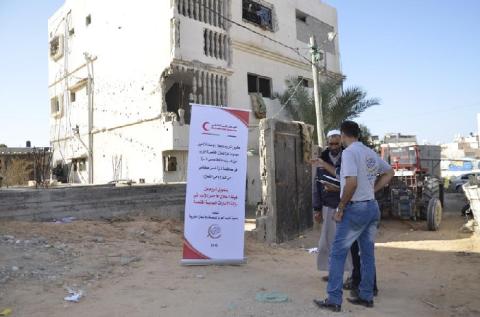 فارس العرب تشرع بتنفيذ مشروع ترميم البيوت المدمرة جزئيا