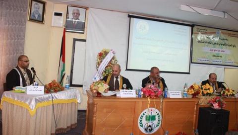 جامعة الأزهر بغزة تمنح درجة الماجستير للباحث سعيد جبريل