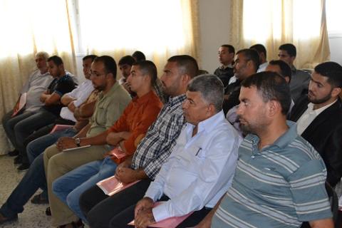 سلطة جودة البيئة تنفذ دورة تدريبية لموظفي بلديات شرق خان يونس