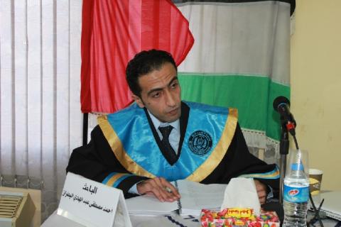 جامعة الأزهر بغزة تمنح درجة الماجستير للباحث أحمد مصطفى البطران