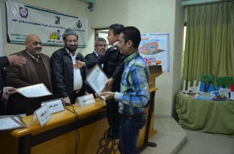 لجنة المهندسات بغزة تختتم  المخيم الشتوي "مخيم المستقبل 7