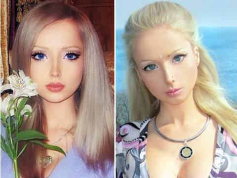 "الباربي الحية".. أوكرانية تعيش على الماء والضوء!