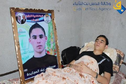 "مصطفي " مثالاً للصبر بعد  ببتر في قدميه