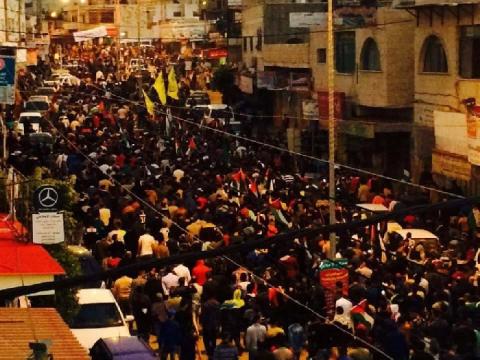 الألاف يشيعون جثماني الشهيدين كميل وسباعنة في قباطية