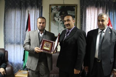 الداخلية في ضيافة المستشفى الأردني بغزة