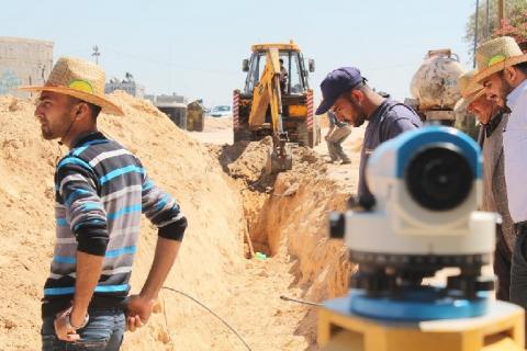 البدء بتطوير منطقة السوق الشعبي بالنصيرات
