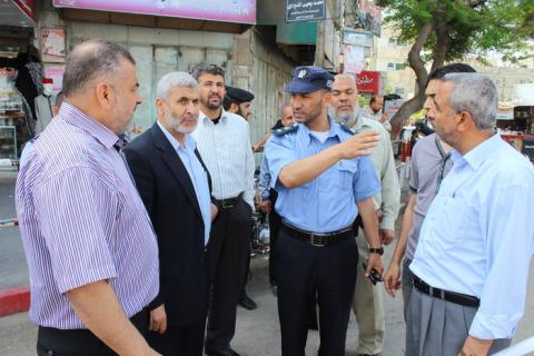 إطلاق الخطة المرورية الجديدة في رفح