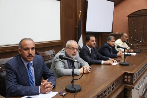 العلوم الطبية التطبيقية في جامعة الازهر تعقد لقاءً تعريفياً لطلبة المستوى الأول