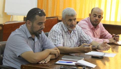 بلدية رفح والفصائل الوطنية تناقش أزمة الكهرباء في المحافظة
