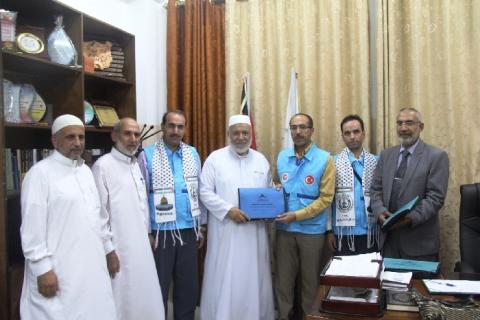 رابطة علماء فلسطين تستقبل وفدا من وزارة الأوقاف التركية