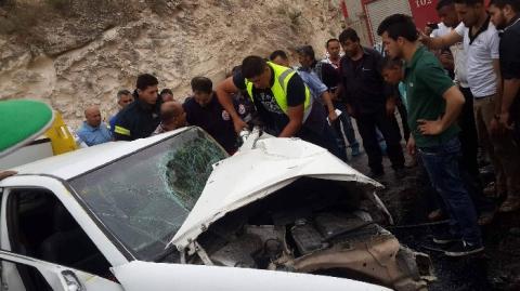 اصابات بحادث سير في طولكرم