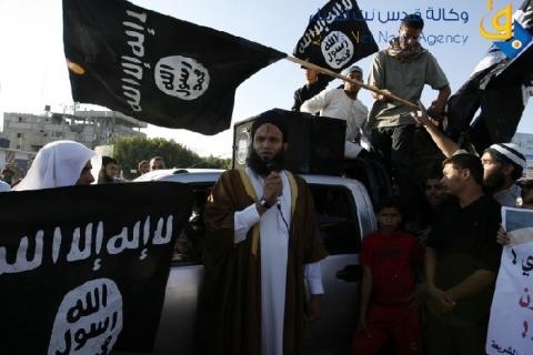 اعتقال عناصر سلفية في رفح اثناء وقفة لدعم "داعش" 