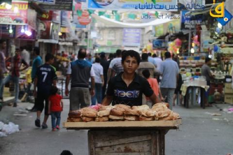 صور.. مشاهد من شوارع مدينة غزة قبل ساعات الافطار