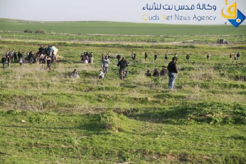 اصابات قرب السياج الحدودي شرق جباليا