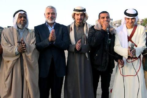 صور.. هنية يحيي ذكرى النكبة على الطريقة الفلسطينية القديمة