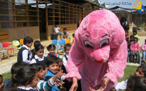 مدرسة ذكور الشاطئ(ب) تكرم متطوعي مركز شباب فلسطين التطوعي