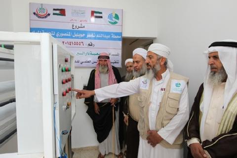 المجلس العلمي يفتتح محطة المنصوري لتحلية المياه بمنطقة القرارة