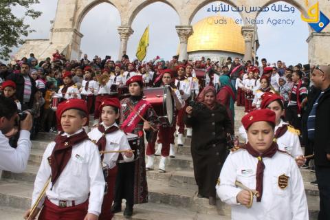 القدس تحتفل بذكرى المولد النبوي في الاقصى