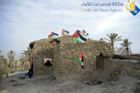 نشطاء يطلقون حملة "ملح الأرض" بقرية "عين حجلة" رفضاً لتهويد الاغوار/عدسة:ديالا جويحان