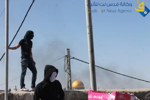 مواجهات في باحات الاقصى و البلدة القديمة بالقدس