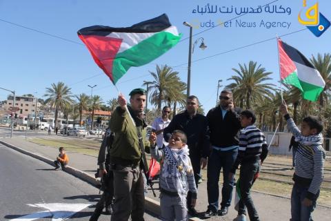 قمع ماراثون فلسطيني مناهض لماراثون تهويدي في القدس/عدسة:ديالا جويحان