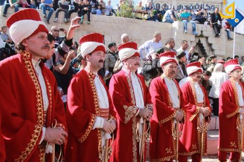 عرض موسيقي تاريخي لفرقة "مهتار" التركية في القدس/عدسة:ديالا جويحان
