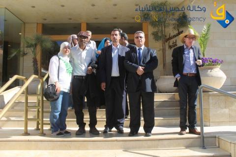 اتحاد الصحفيين العرب يعلن بيانه الختامي من الاقصى