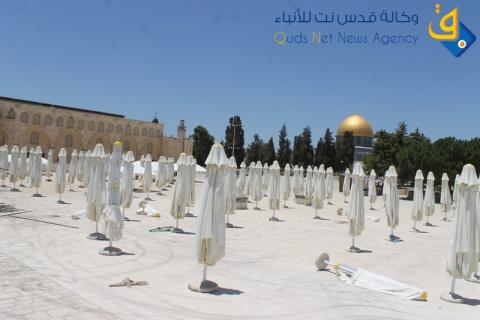 انتهاء الاستعدادات لاستقبال شهر رمضان في الأقصى