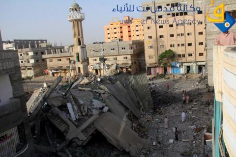 استهداف المساجد و المنازل و الانفاق في رفح/عدسة: عبد الرحيم الخطيب