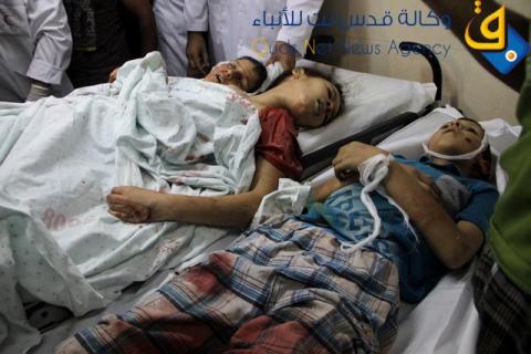 إستشهاد ثلاثة أطفال من عائلة شحيبر بعد قصف منزلهم في حي الصبرة بغزة
